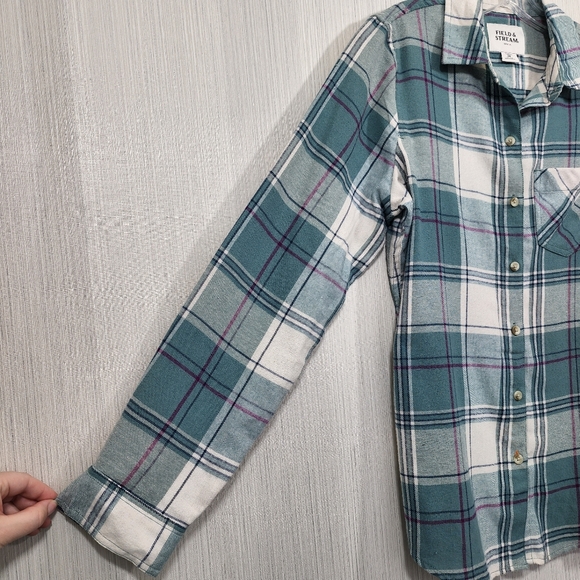 Field & Stream Soft Cotton-blend Plaid Button-up Shirt - Picture 2 of 7